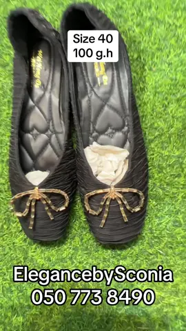 Luxury Flat Shoes 100g.h DM/Order from us on 050 773 8490 or locate our Shop at North Kaneishe,Near EP Church Blbuashie or Check Elegance By Sconia on Google map, Uber, Bolt and Yango. #god #flatshoes #goviral #fyp #ghananigeria🇬🇭🇳🇬  