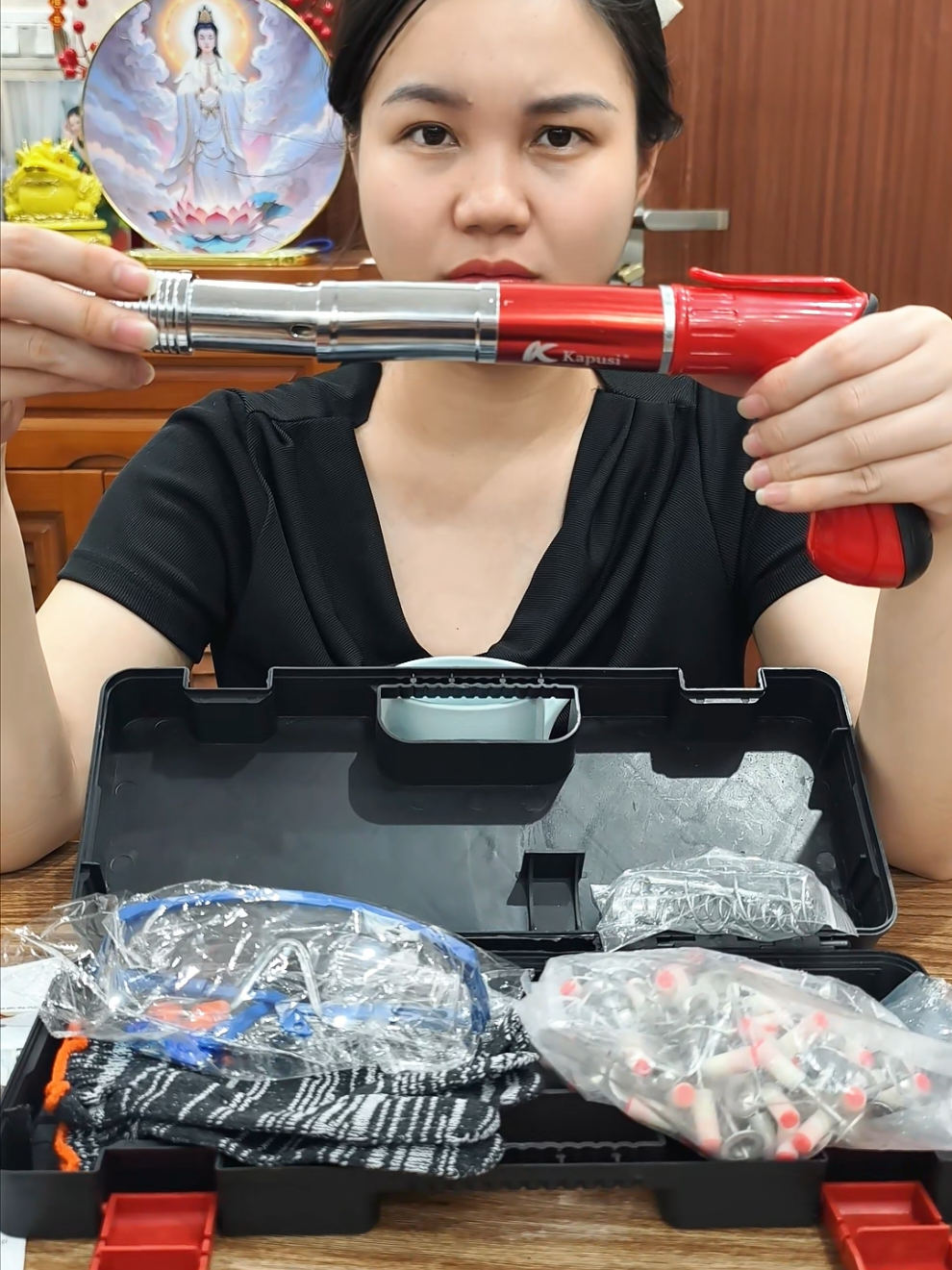 Máy bắn đinh (tặng 100 đinh) mẫu mới #maybandinh #maybandinhhatno #cotiennhaxinh 