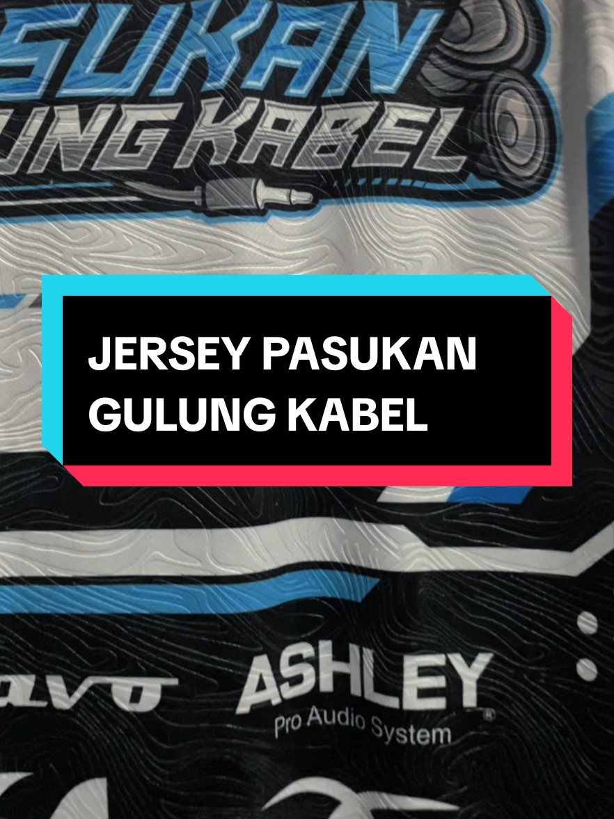 JERSEY PASUKAN GULUNG KABEL WAYAHE TAMPIL 🙌 #promomakangajian  #jerseykarnaval  #pasukangulungkabel  #jersey  #soundsystemmerch 