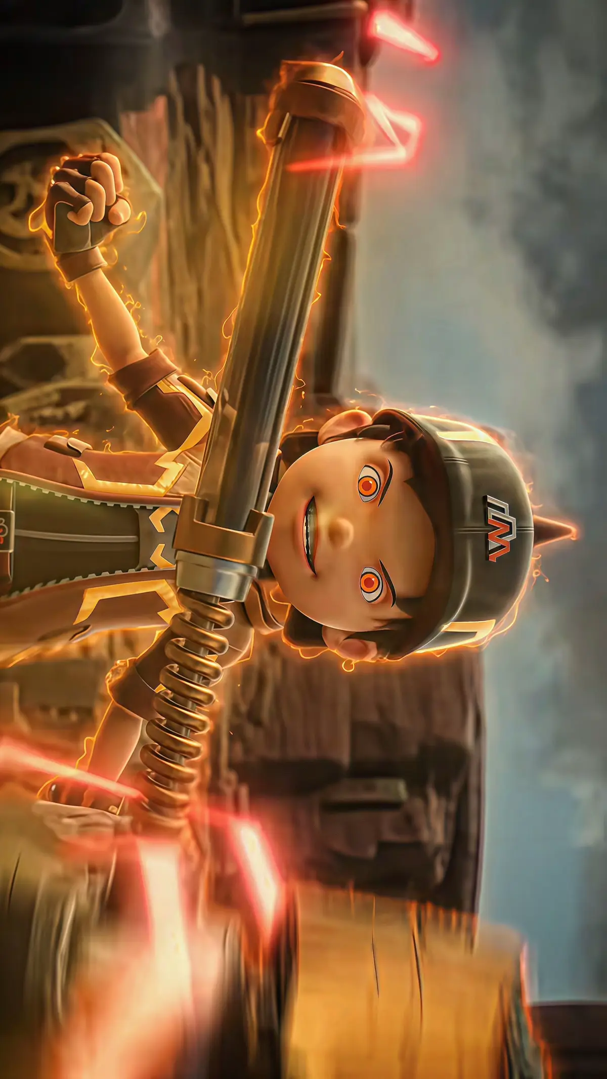 #boboiboy #boboiboybaraju #boboiboygentar #wallpaper #monsta 