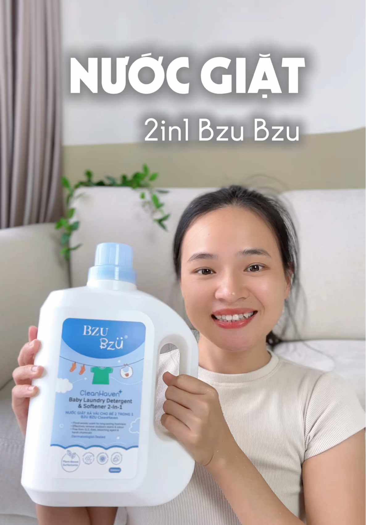 Muốn quần áo của con vừa sạch vừa thơm thid các bà chọn nước giặt 2in1 này nha #nuocgiatxa #nuocgiatchobe #nuocgiat #nuocgiatbzubzu #bzubzu 