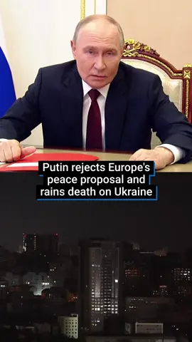 Vladimir Putin has rejected Europe’s peace proposal to end the war in Ukraine and instead responded by killing four people in his latest aerial strike. Russia launched a bombardment in Kharkiv killing at least four after negotiations stalled in Geneva. The UK, Germany, and France proposed key changes to the White House’s 28-point peace plan, which was compiled with the Kremlin. These include barring Russia from rejoining the G8, which was first enforced in 2014 after it annexed Crimea, and raising the cap on Ukraine’s army from 600,000 to 800,000. #ukraine #russia #war #news #worldnews