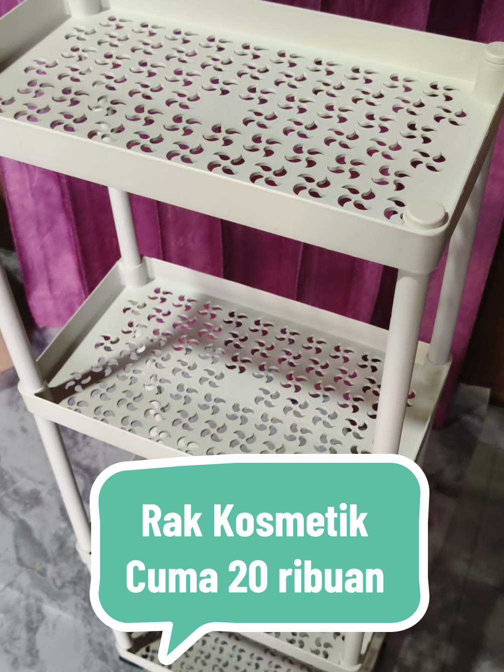rekomendasi rak Kosmetik cuma 20 ribuan #rekomendasi #rakkosmetik #kosmetik 