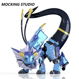 💦The cool, stylish, and adorable Mech Vaporeon, designed by  @Xezeno1 , is now officially launched！ ✦ Full-body magnetic assembly  ✦ Premium metallic paint finish  ✦ Join our discord to customizable QR code  and  enjoy Black Friday discounts!              #Vaporeon #Pokemon #Eeveelutions #puffo