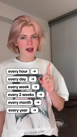 Every Year -> Yearly #LearnOnTikTok #education #english 