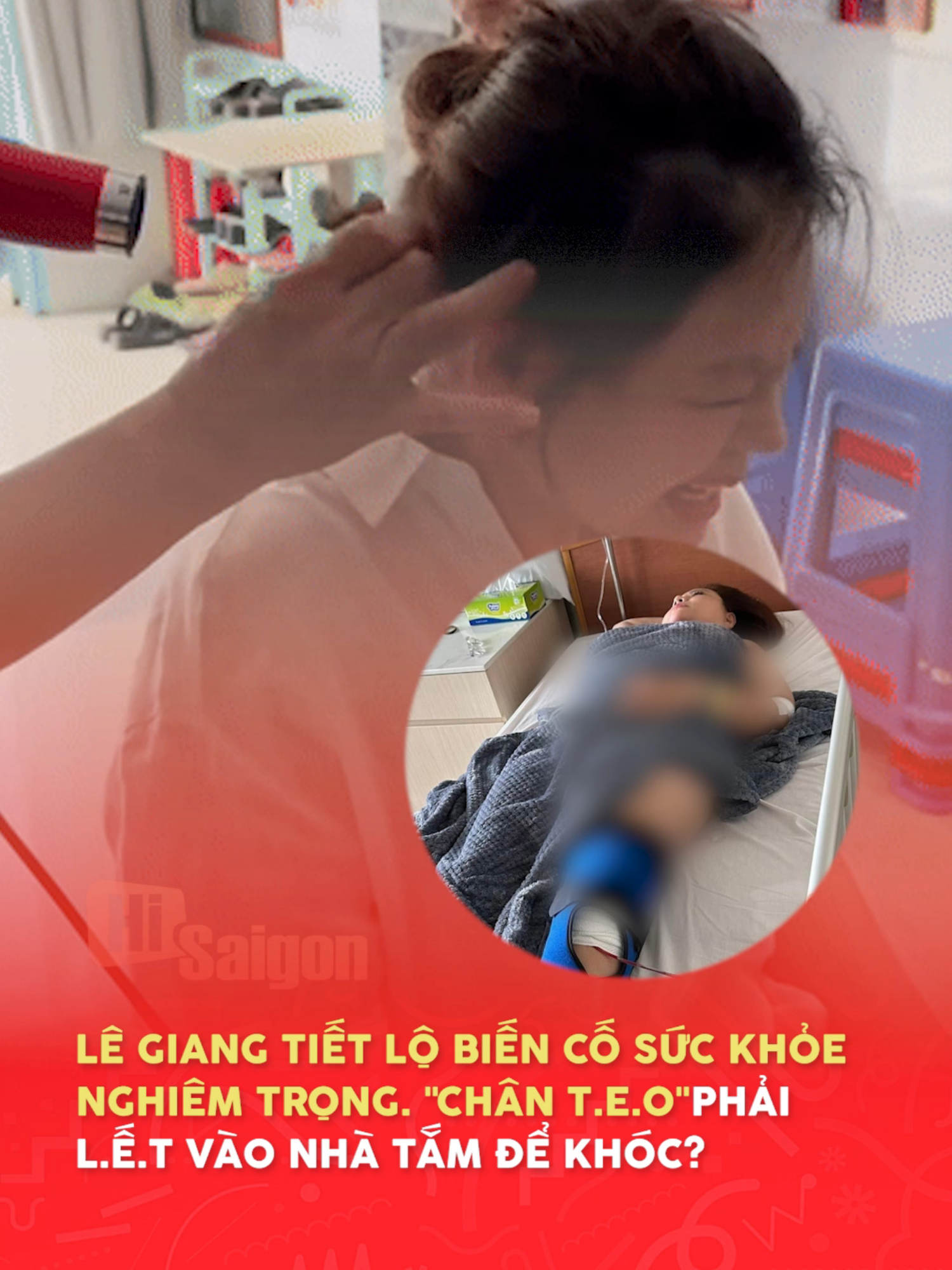 Lê Giang tiết lộ biến cố sức khỏe nghiêm trọng. 