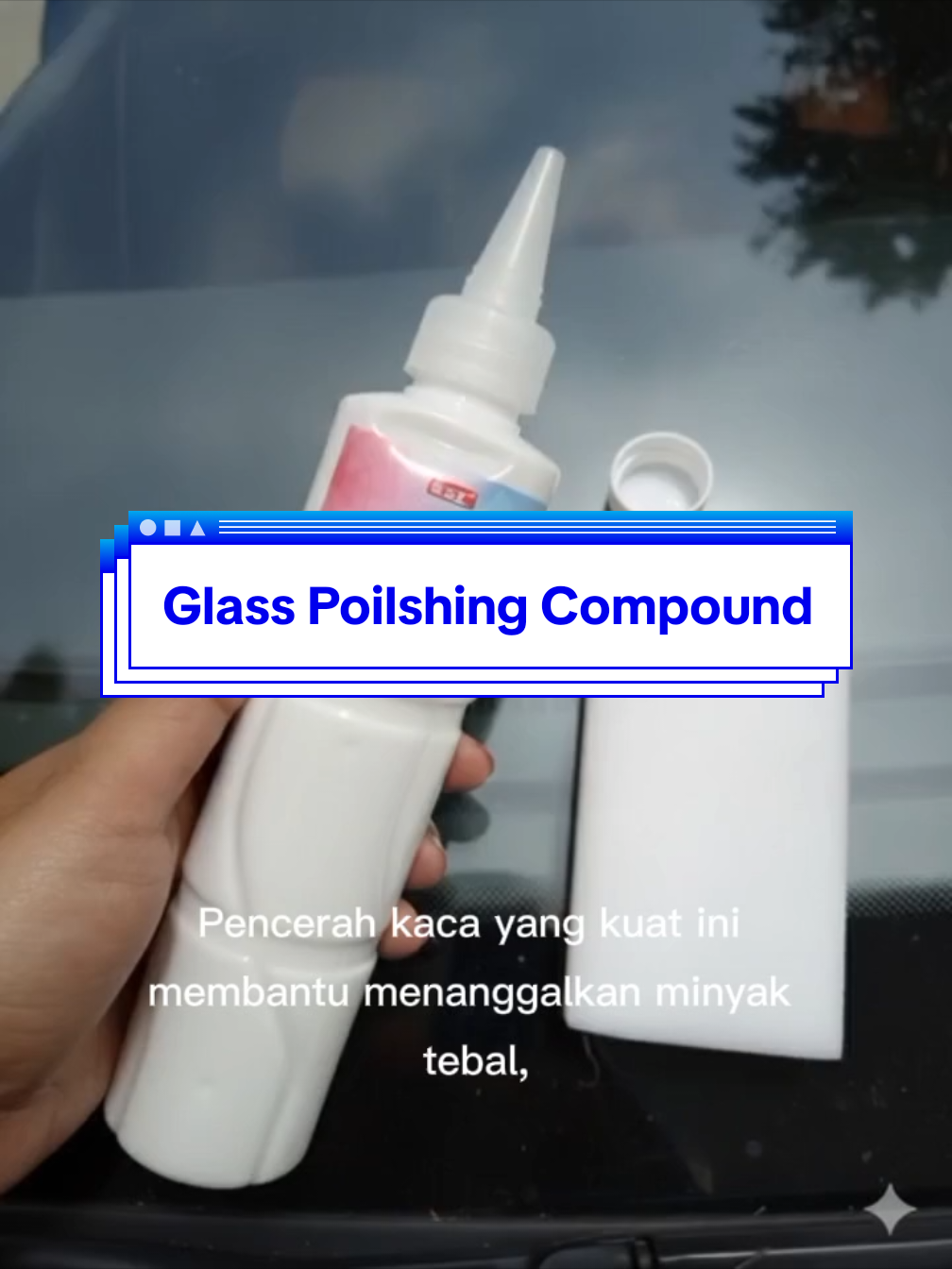 Cermin kotor hilang serta-merta… hasil dia memang puas hati #GlassCleaner #PolishKereta #CerminClear