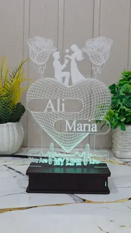 Customized Acrylic LED Frame any design Frame any picture  what's app :03102634613 All Over Pakistan Delivery Available