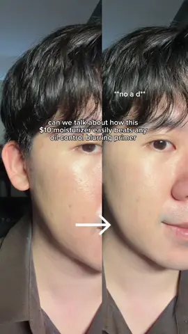 The new mochi dry touch cream from garnier is INSANE. So hydrating but also helps to keep my oiliness in check. All for under $10 which is wild #garnier #porelessprimer #oilyskin #oilyskincare #acneproneskin 