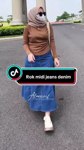 Rok midi jeans denim ✨🦋🌼 #rok #rokmidi #rokdenim #rokjeans 