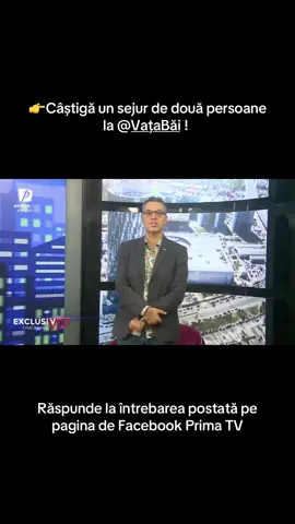 🌿 Rupe-te de agitația zilnică și bucură-te de o oază de relaxare la Vața Thermal Spa – @Vața Băi  ! Aici te așteaptă un spațiu în care natura, calmul și starea de bine se împletesc perfect pentru a-ți oferi momente de neuitat. ✨ Emisiunea Exclusiv VIP cu Cristi Brancu te invită să participi la un concurs special, unde poți câștiga un sejur pentru două persoane. Este ocazia ideală pentru a te reîncărca, a te răsfăța și a petrece timp de calitate alături de cineva drag, într-un loc plin de armonie și confort. Răspunde corect la întrebarea postată pe pagina de Facebook Prima TV și intră automat în tragerea la sorți pentru premiu!