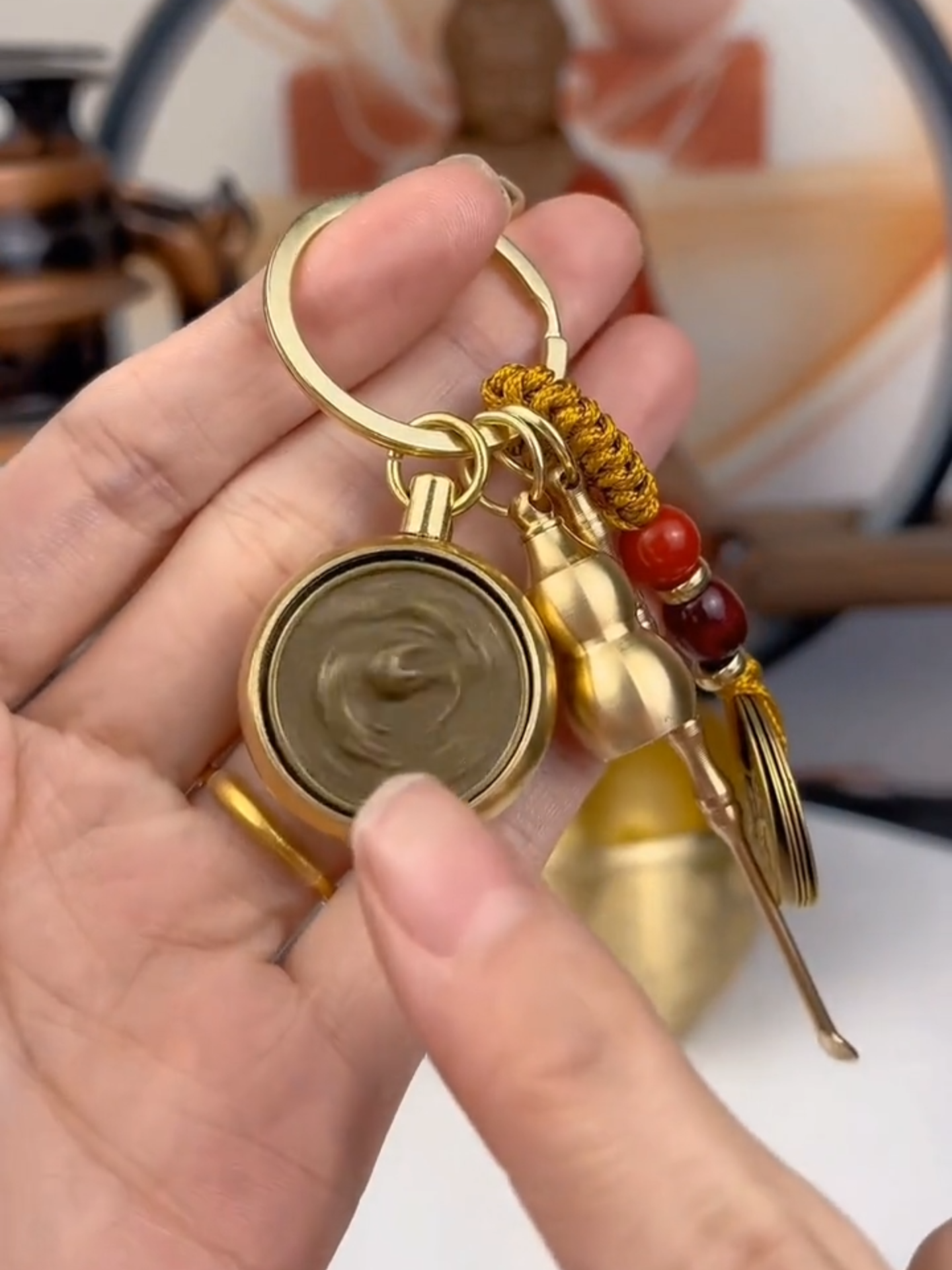 Móc khóa phong thủy thiết kế tinh xảo, ý nghĩa chiêu tài giữ lộc #review #mockhoaphongthuy