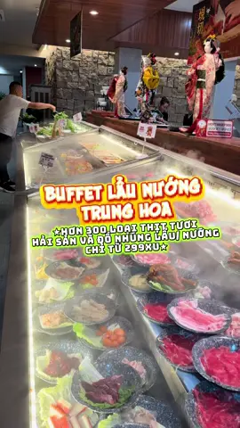 Buffet Lẩu Nướng Trung Hoa tại Lục Thiện Môn với hơn 300 món thịt, hải sản, đồ thả lẩu siêu chất lượng chỉ từ 299. Chương trình mừng Lục Thiện Môn tròn 1 tuổi kéo dài đến 1/1/2026 lận đó #danangthuthiet #tienho #buffetlaunuong #lucthienmon #lucthienmondanang 