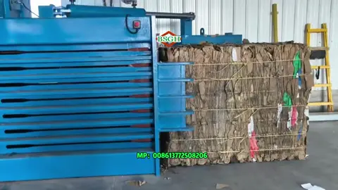 100T Paper Baler Machine for waste paper, carton management.