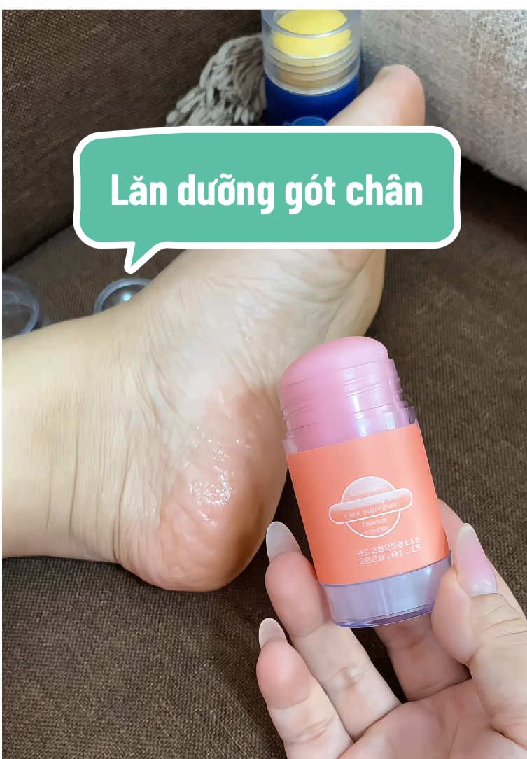 Lăn dưỡng ẩm gót chân khô nứt nẻ #duongamgotchan #landuonggotchan #kemduongam #thanhlangotchan #review 