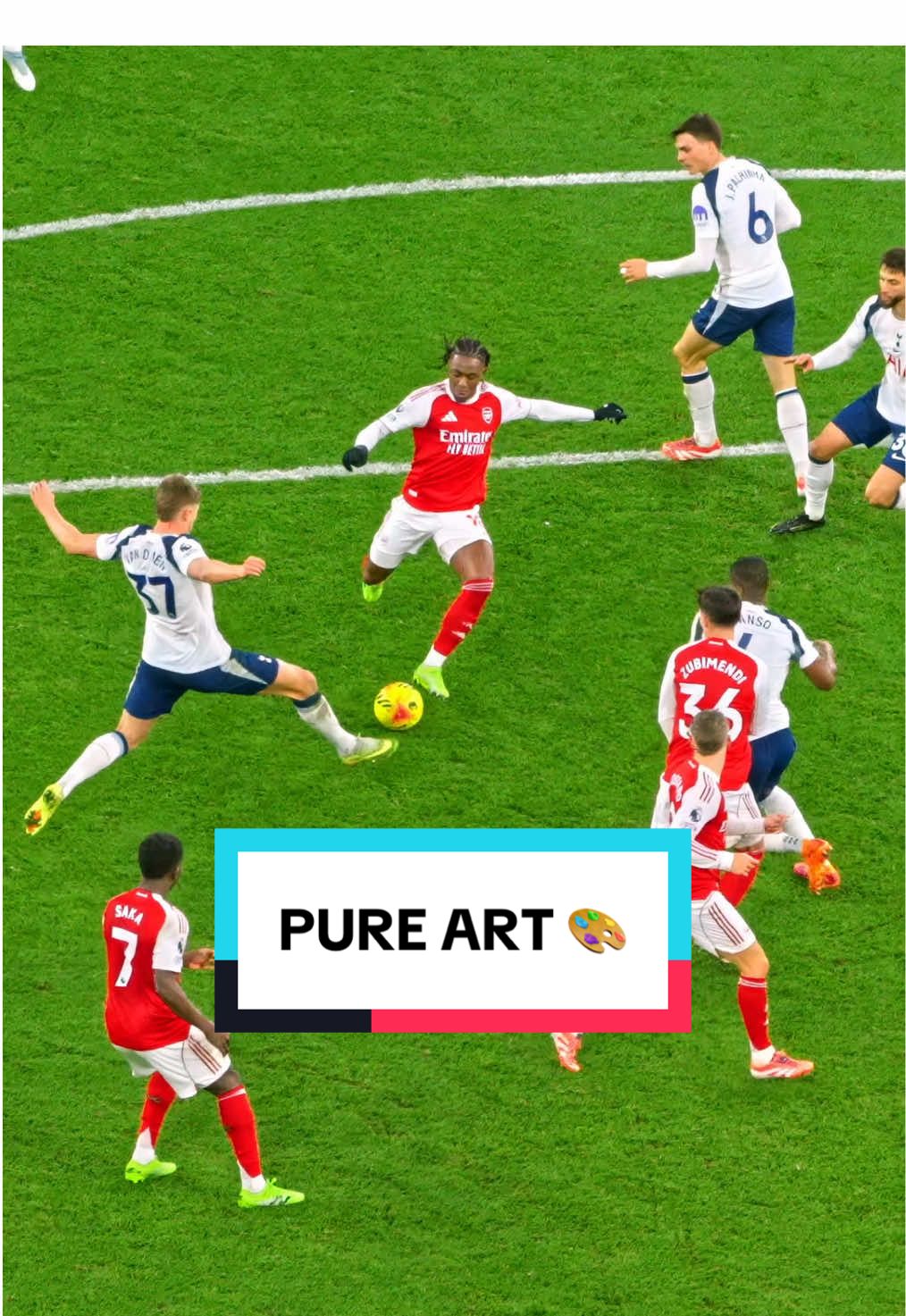 Effortless 😮‍💨 #arsenal #afc #PremierLeague #ebereeze 