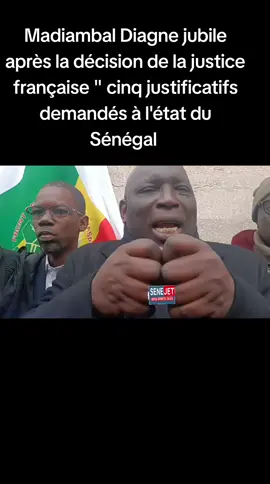 Madiambal Diagne jubile après la décision de la justice française qui demande à l'état du Sénégal des justificatifs #foryou #viralvideos #followers #viral 