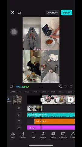 #CapCut || slice of today #templatecapcut #minivlog #today #moments 