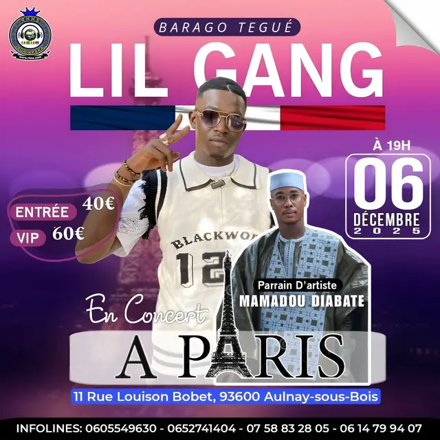 RDV une seule Date le 06 Décembre 2025 à Aulnay-sous-Bois @lilgang_baragotegue @Adama et Sarah ❤️ @soninkaracomedyclub @HawaSirany BE SHINE ♥️ @Mamadou tountou diabate dg @ICG-TV @Sooninkara Dahaba Siby @Tim gangsta #soninkara🇸🇳🇲🇱🇲🇷🇬🇲🇬🇳 #malitiktok🇲🇱 