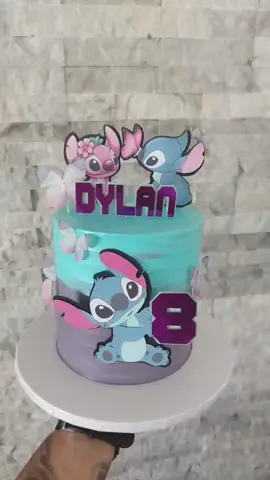 Stitch incoming  #customcake 