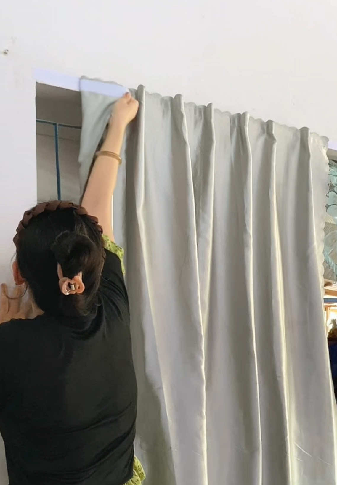 Rèm màn cửa sổ dán tường chống nắng tốt không cần khoang đục tường #remcua #remcuaso #remcuasodantuong #remdantuongkhongkhoanduc #🔥megaugao🔥 