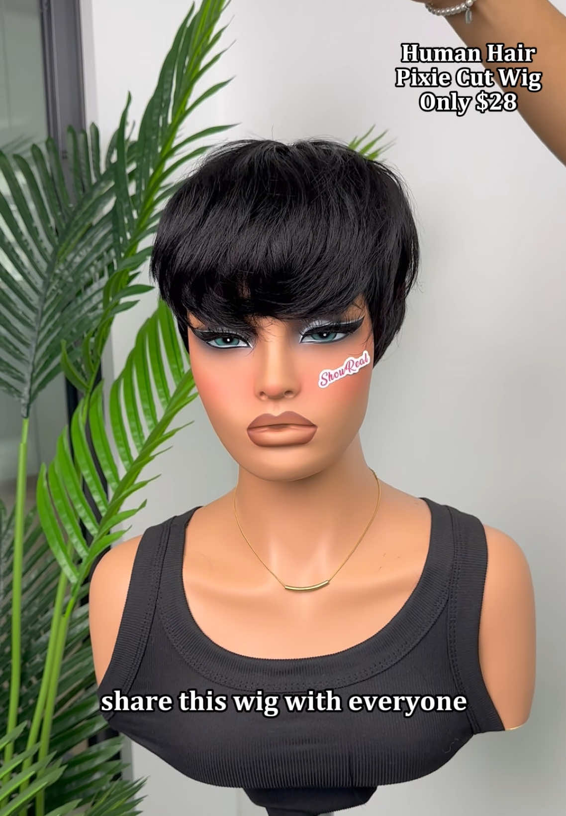 $28, free shipping for you. 🫶🏽🫶🏽 Only 3 days delivery 🚚 #foryoupage #PixieCutWig #gluelesswig #tiktokshopblackfriday #wig 