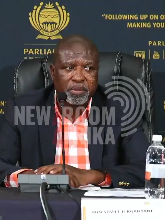 [WATCH] SAPS ad hoc committee members share a light moment over EFF leader Julius Malema's outfit at Kgosi Mampuru Prison. #Newzroom405