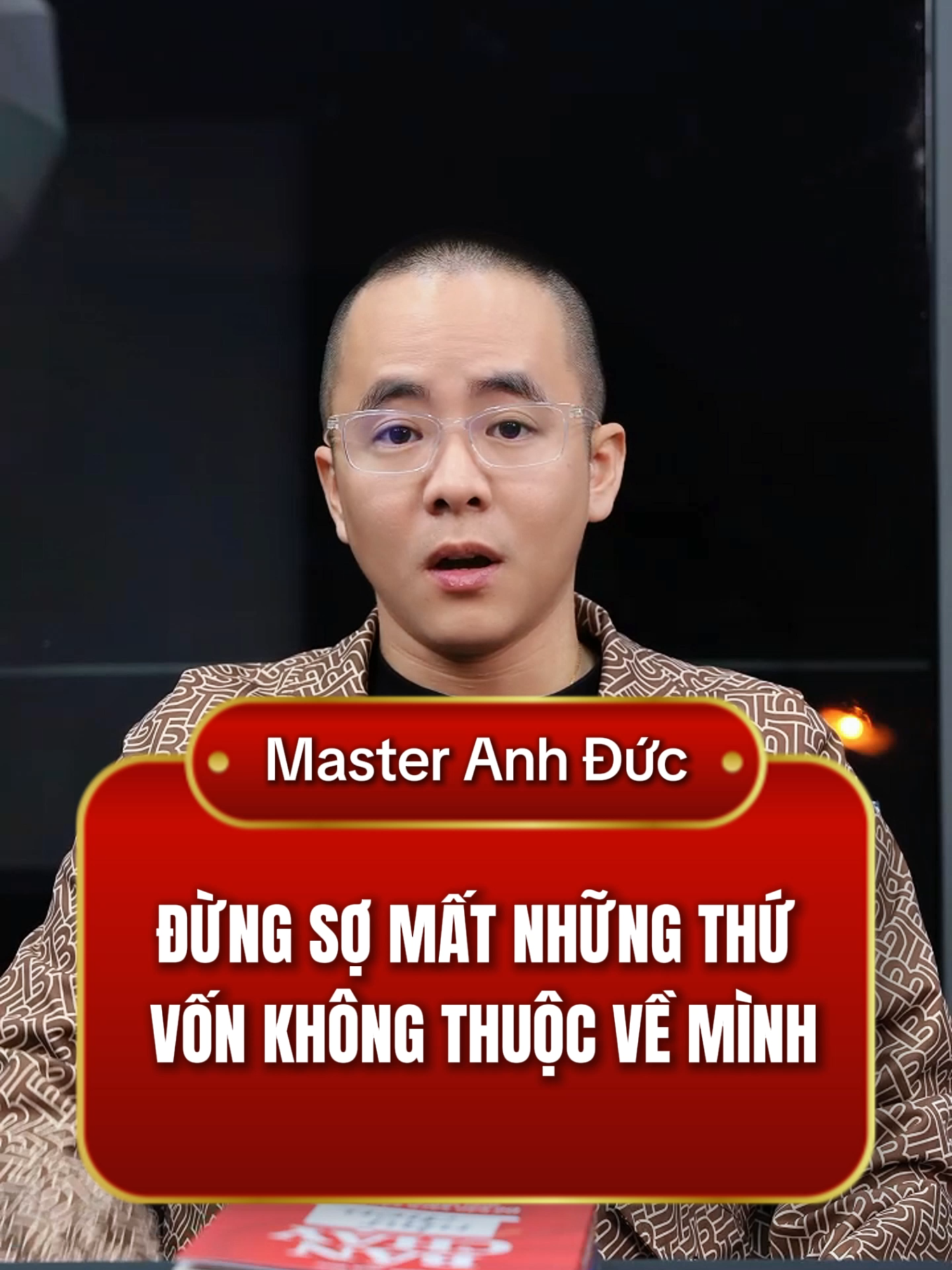 ĐỪNG SỢ MẤT NHỮNG THỨ VỐN KHÔNG THUỘC VỀ MÌNH #LearnOnTikTok #phattrienbanthan #caunoihay #trietlycuocsong #tuduythanhcong #masteranhduc #thanhcong #xuhuong #viral #trending #hatgiongtichcuc #tuduy #camxuc