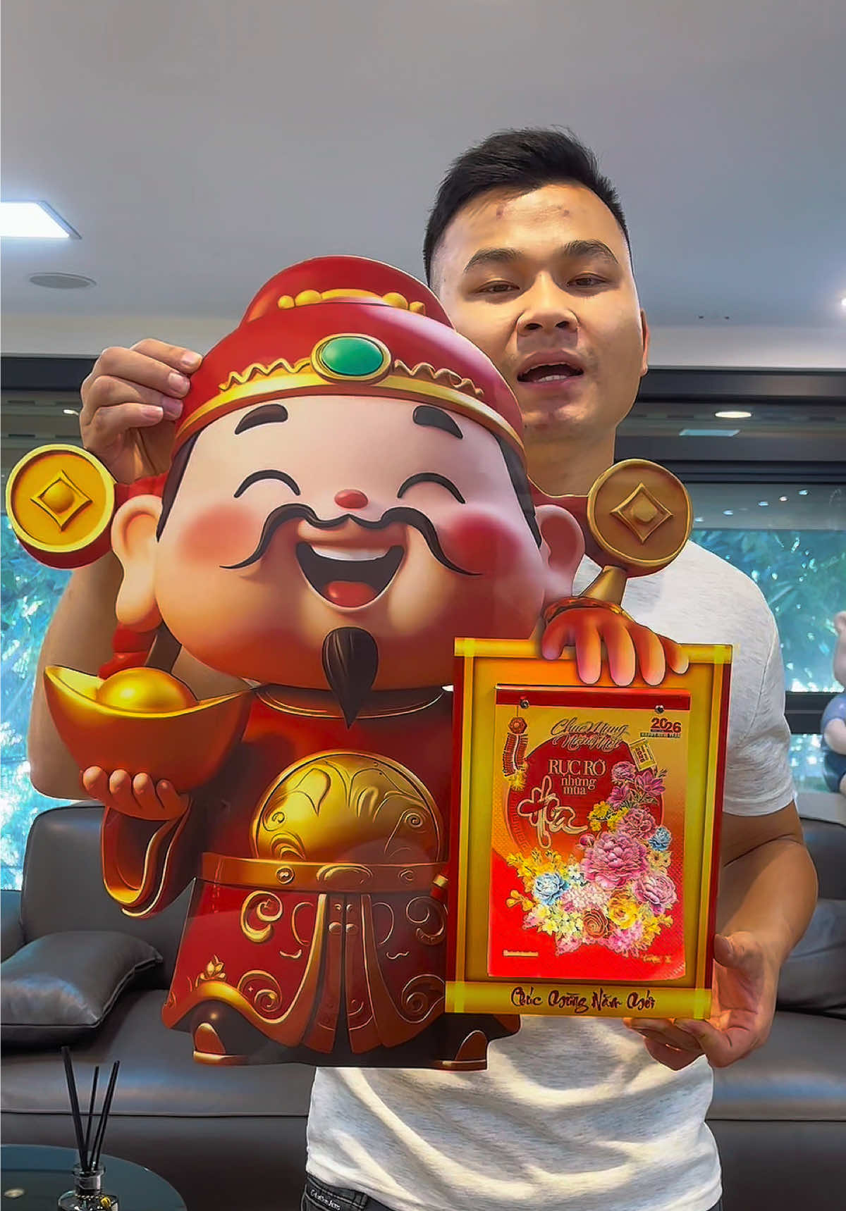 Làm ăn đánh đâu thắng đó nên có Lịch Ông Thần Tài #lichtet #maihuyenanh #tetsumvay 