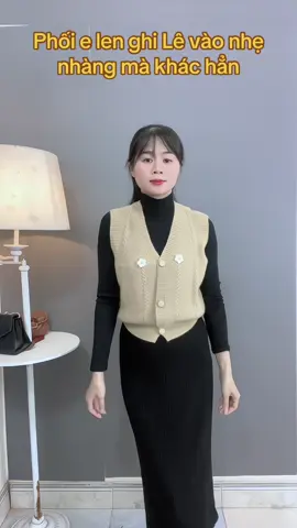 Nhờ e len gi Lê này nhẹ nhàng mà xinh hẳn ce ạ #xuhuongtiktok #trendingtiktok #viralvideo #aolengile #aolengile 
