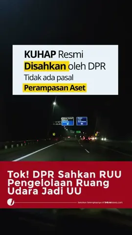 DPR RI mengesahkan rancangan undang-undang (RUU) tentang pengelolaan ruang udara menjadi undang-undang (UU), Keputusan ini diambil dalam rapat paripurna ke-9 masa persidangan ll tahun sidang 2025-2026 di gedung DPR, Jakarta, Selasa (25/11/2025) yang dihadiri 292 anggota dan sejumlah menteri. #dpr #uu #viral #ruu