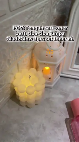 Daily toner routine dengan Glad2Glow 💖☀️#glad2glow#tonerglad2glow #DailyRoutine #fyp