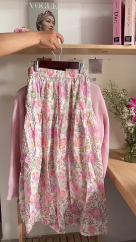 skirt motif cantik by wear sabine💗 #skirt #skirtoutfits #rokmotif #floralskirt #aboutyou 