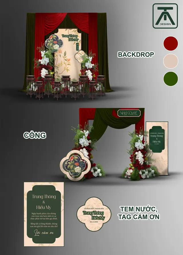 #TADESIGN #xuhuong #tainguyenthietke #thietkecuoi #weddingdesign 