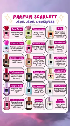 rekomendasi wangi parfum scarlett  #parfumviral #parfumereccomended #scarlettparfume 