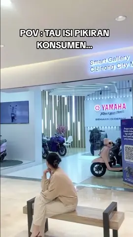 Oalah si mbak kepengen motor Yamaha ternyata🤭🤭 #yamaha #grandfilano #fazzio #xsr155 #aerox 