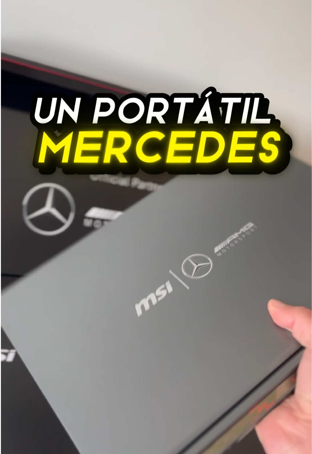 Un PC GAMING con la POTENCIA de un COCHE de LUJO 🚗💨 #msi #mercedesamg #gaming #ad #vandal