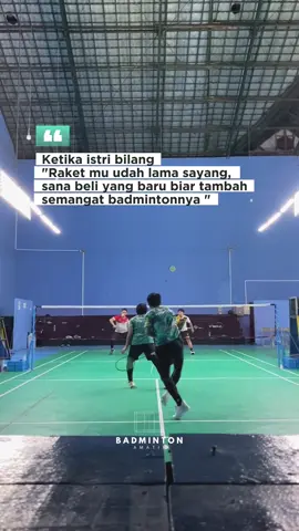 Sebuah kehormatan der. #badmintonamatir #badmintonlovers #istri #idaman 