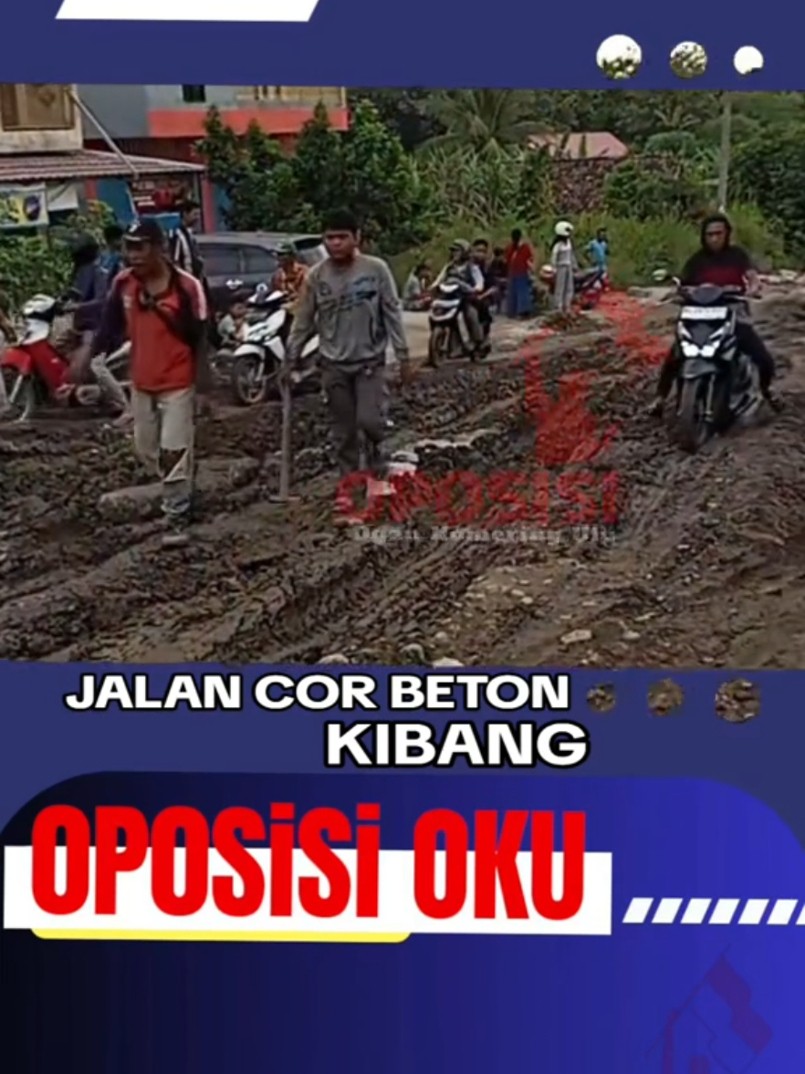 JALAN COR BETON KIBANG MENYALA NIH BOSS!!! Yang Janji Sebelum Terpilih Menjadi Bupati, Yang Kata Nya Jalan Cor Beton Kibang Akan MULUS LUS LUS....     Kemana Nihhhh Bos 😂 #indonesia  #sumsel  #oku  #viral  #fyp 