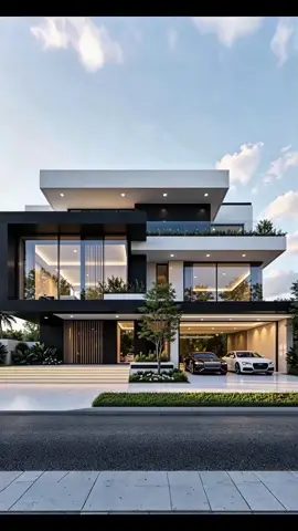 Phần 347: 🖤 Siêu Phẩm Kiến Trúc Khối Hộp Hiện Đại | Ngoại Thất Đen - Trắng Cực Chất 🤍 Thiết kế biệt thự 3 tầng với khối kiến trúc vuông vắn, mạnh mẽ, kết hợp tông màu tương phản đỉnh cao. ✨ Cửa kính sát trần, gara mở rộng và ánh sáng vàng ấm tạo nên vẻ ngoài sang trọng, đẳng cấp. Ngoại thất hoàn hảo 10/10 là đây chứ đâu! 👌 #NhàĐẹpGiaPhố #NhàĐẹp #BiệtThựHiệnĐại #KiếnTrúcTốiGiản #LuxuryHome 