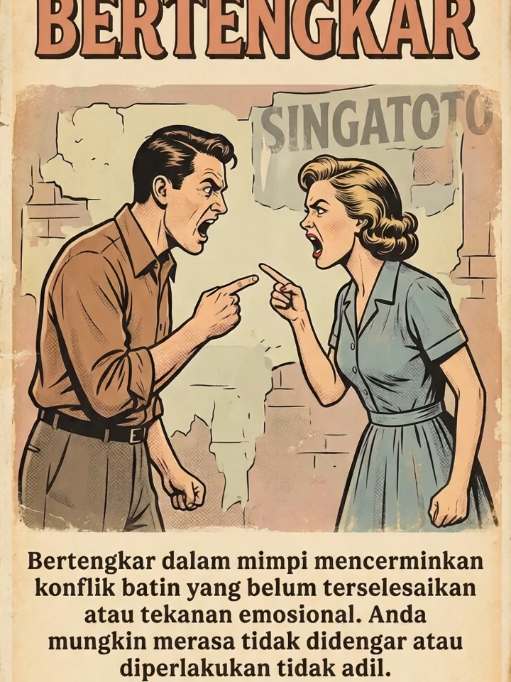 Mimpi Bertengkar memiliki arti yang bisa dijadikan kodal. Arti Mimpi Bertengkar Mimpi ini sering dikaitkan dengan konflik batin, ketidaksepakatan, atau tekanan emosional dalam hidup yang memengaruhi hubungan interpersonal dan kestabilan mental. #artimimpi #tafsirmimpi #tafsirmimpiislami #tafsirmimpibertengkar Keywords: arti mimpi bertengkar, tafsir mimpi bertengkar, makna mimpi bertengkar, mimpi konflik, mimpi ketidaksepakatan