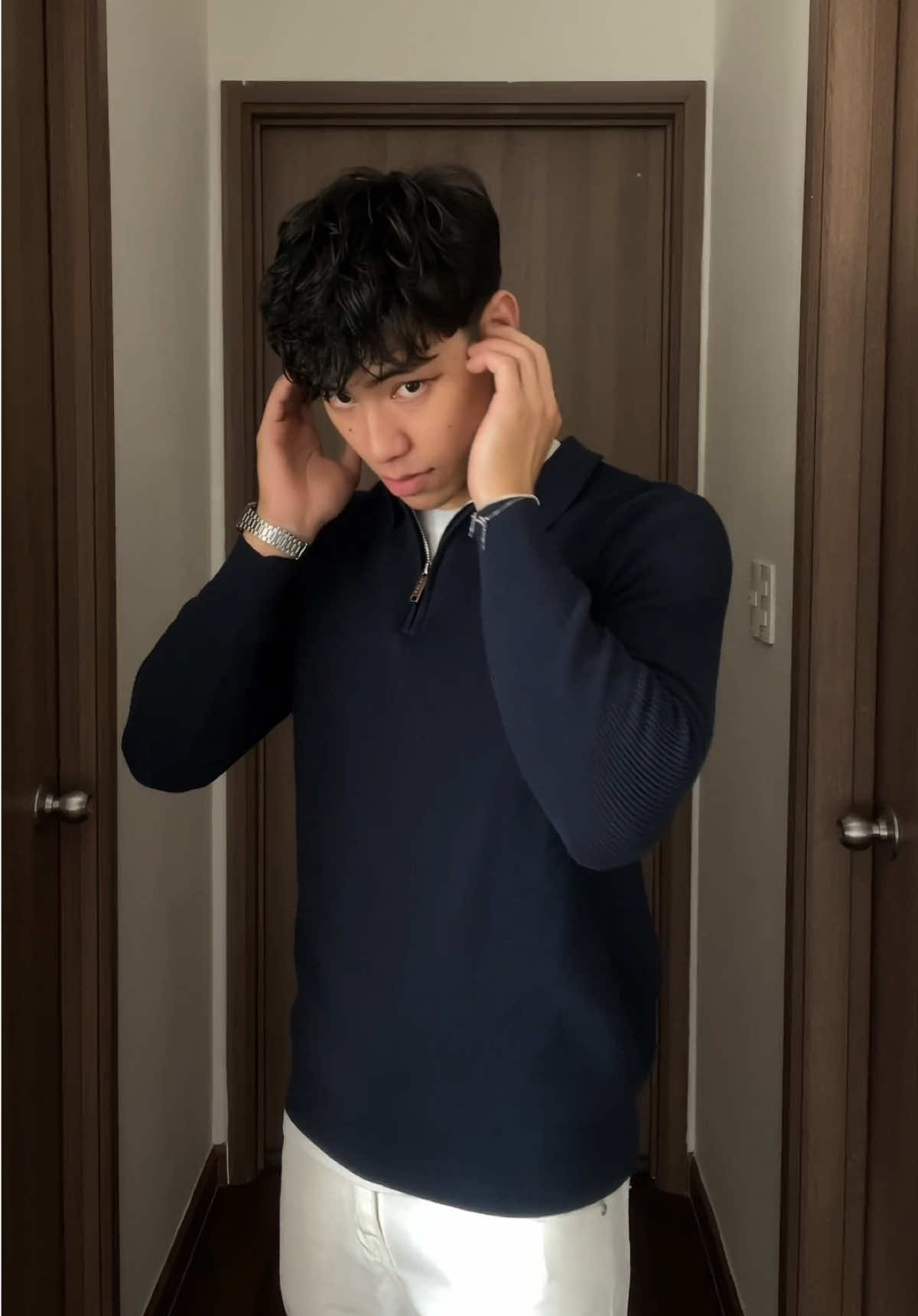 Fitcheck #fyp #xuhuong #quarterzip #quocanh #outfit 