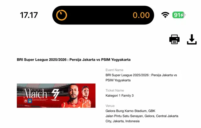 Tiket sudah diamankan, jersey semoga nyampe sebelom tanggal 28. awas aja maen nya ga gahar @Persija  #persija #persijajakarta #persijaday #persija1928 