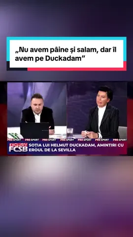 „Nu avem pâine și salam, dar îl avem pe Duckadam” #exclusivfcsb #prosport #sport #fotbal @Alin Grigore 