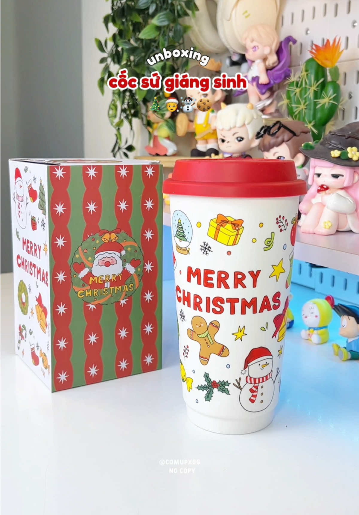 cốc sứ giáng sinh xinh iu quá thoai ☃️🎄🧑‍🎄🎁 #cocsu #noel #giangsinh #quatangnguoiyeu #quatang 