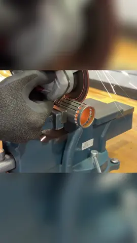 From cylinder to stove! Watch how these holes and cuts transform this metal into something amazing. #DIYStove #Metalworking #DIYProjects #CraftSkills