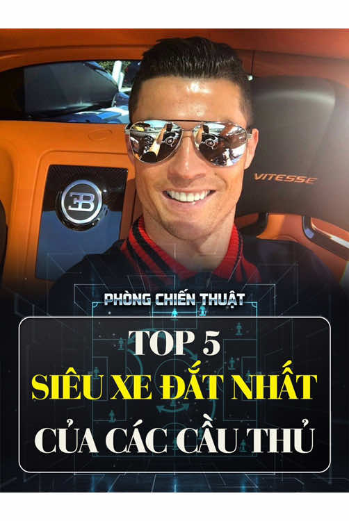 Top 5 siêu xe đắt giá nhất của các cầu thủ. #bongda 