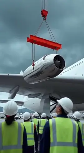 Aircraft engine detached? #airplane #travel #airplaneengine #disaster #trendy