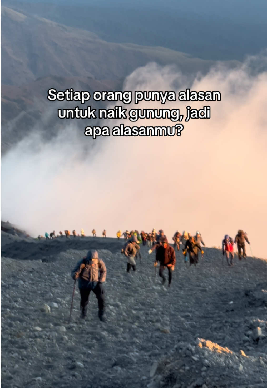 semua pasti ada alasannya #pendakigunung #gunungindonesia 