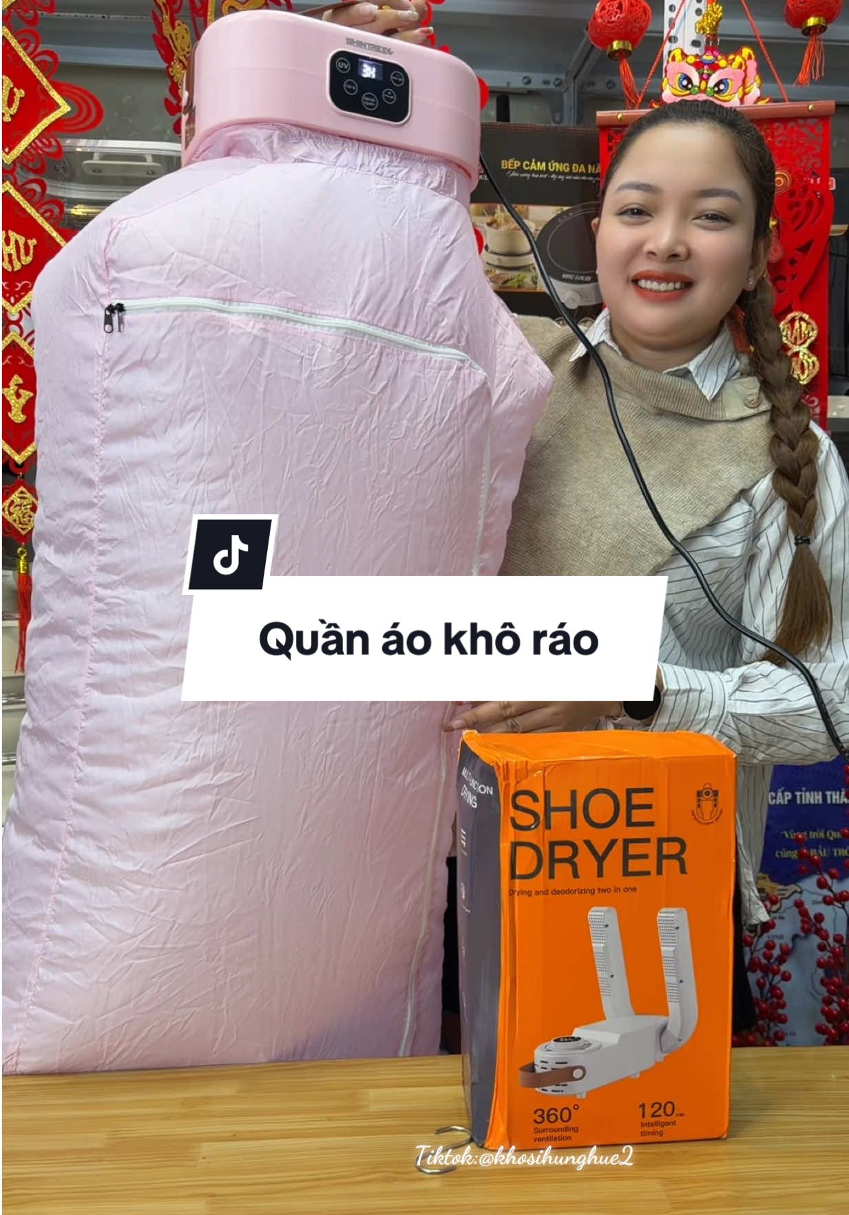 Máy sấy quần áo+ máy sấy giày#khosihunghue2 #maysayquanao #maysaygiay 